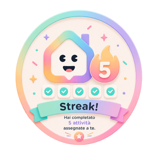 Badge Streak di Fridge Home