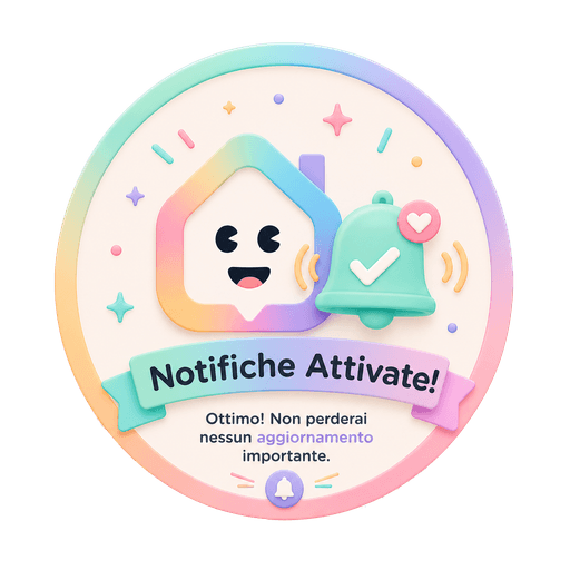 Badge Notifiche attivate di Fridge Home