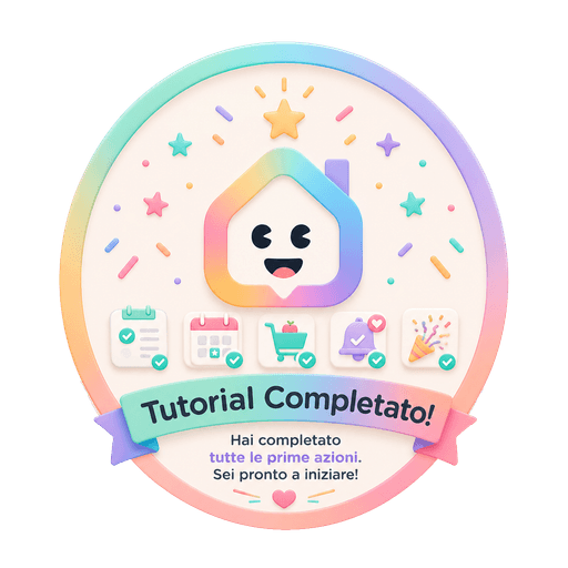 Badge Tutorial completato di Fridge Home
